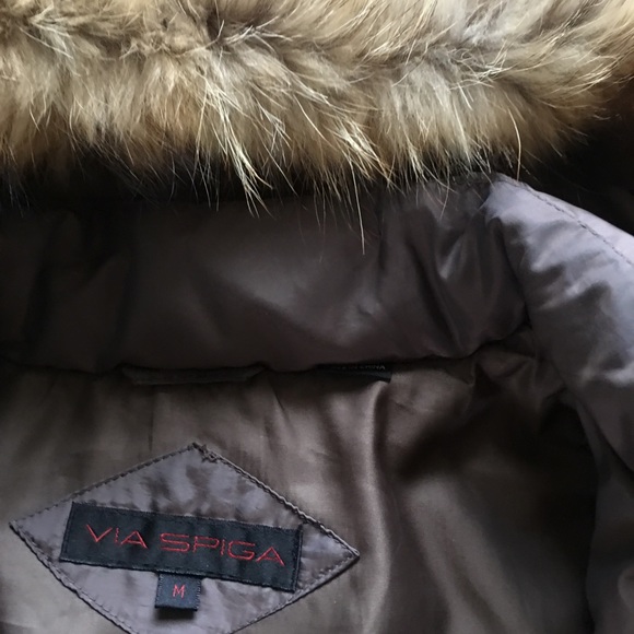 Via spiga winter coat with fur - Picture 4 of 7